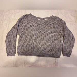 TJD Alpaca blend Open Back Sweater